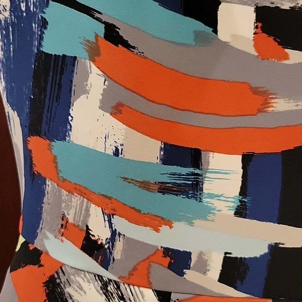 BCBGMaxAzria Sleeveless "Alessandra" Asymmetrical Handkerchief Peplum Mini Dress - Picture 4 of 14